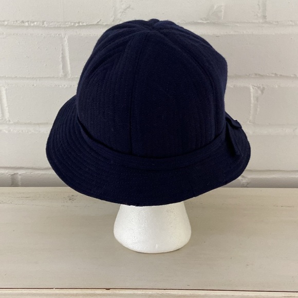 Classic Simple Style Vintage Navy Blue Womens Fashion Winter Hat - Picture 6 of 9